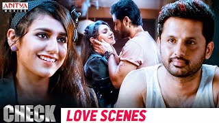 Check Hindi Dubbed Movie Ultimate Love Scenes  Nithiin Rakul Preet Priya Varrier  Aditya Movies [upl. by Modnar836]