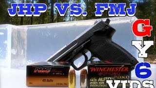 Hollow Point vs FMJ quotWhich is Bestquot [upl. by Monahon]