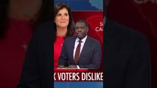 Nikki Haley weekendupdate snl comedy trynottolaugh viral news jokes [upl. by Leumel68]