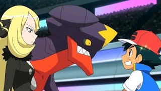 Ash Vs Cynthia Full Battle in Hindi  Mega Garchomp Vs AshInfernape Full 6v6 Battle Cynthia Vs Ash [upl. by Alusru]