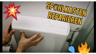 Spülkasten reparierenKeramik und Spülkasten zum glänzen bringen [upl. by Rudy]