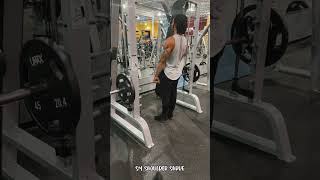 SMITH MACHINE SHOULDER SHRUGS [upl. by Okiam]