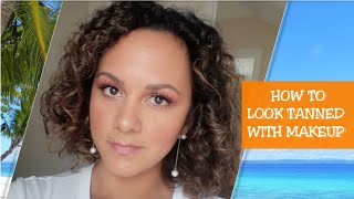 How to look tanned with makeup  ENGLISH amp ESPAÑOL  Instagram Live Tutorial  Makeup By Design [upl. by Norma]