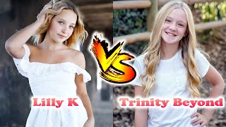 Trinity Beyond VS Lilly K Stunning Transformation  From Baby To Now Years Old [upl. by Garrot]