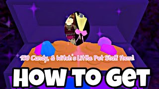 MAZE CHEST How to Get Witchs Little Pet Staff in Royale High [upl. by Traweek428]