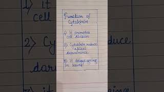 Plant Hormone Function of Cytokinin Cytokinin10th Science [upl. by Sunny]