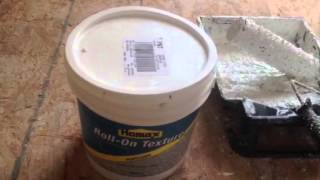 How to roll on popcorn ceiling [upl. by Karlen845]