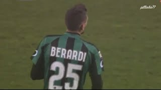 Domenico Berardi  All Four 4 Goals vs Milan  SassuoloMilan 43  12012014 [upl. by Adnohrahs]