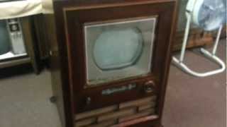 The 1954 RCA CT100 the Merrill Color TV Preview [upl. by Thorrlow]