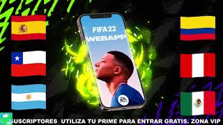 ¡A ESTA HORA PODRÁS USAR LA WEB APP DE FIFA 22 ¡¡OFICIAL [upl. by Lovel]