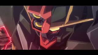 Gundam 00 Command QanT vs Gundam Barbataurus  GUNDAM BREAKER BATTLOGUE  Fight Scene [upl. by Rudman]