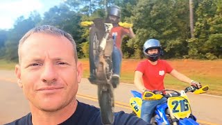 Nate rides the yz450 for you Yamaha POWER [upl. by Vinita]