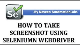 How to take Screenshot in Selenium  Interview Question [upl. by Yennep]