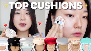 🔥MY TOP KBEAUTY CUSHIONS OF 2022 so far 🔥 [upl. by Griffith406]