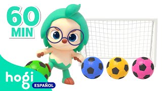 Fútbol con balones de Colores con Hogi  Aprende los Colores  Tobogán  MIX  Hogi en español [upl. by Bibbie]