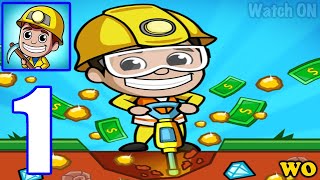 Idle Miner Tycoon Gold Games  Gameplay Walktrough Part 1 [upl. by Sydelle]