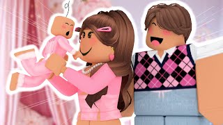 New Parents Night Routine WITH A NEWBORN BABY Babys First Night Home  Roblox Bloxburg Roleplay [upl. by Irfan892]