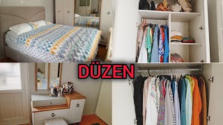 YAZLIK KIŞLIK 👗YATAK ODASI DOLAP İÇİ DÜZENİ TEMİZLİĞİ☘️HERŞEY SIFIRDAN YEPYENİ🌸cleaningmotivation [upl. by Aneer283]