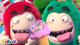 ODDBODS  NEW  DOUBLE SCOOP🍦 Best Oddbods Full Episode  Funny Cartoons [upl. by Eicarg]