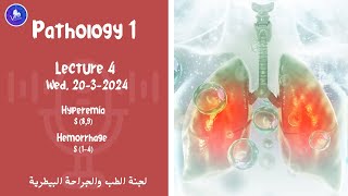 Pathology1 L4  203  Hyperemia s89  Hemorrhage s14 [upl. by Petes]