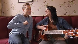 Olly Murs finds a SOLE mate in Lucy Spraggan  The Xtra Factor 2012 [upl. by Yrrok214]