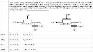 NMOS amp PMOS Pass Transistor Circuits  MOSFET Circuits  GATE [upl. by Arraeis]