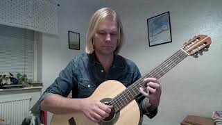 Domenico Scarlatti Larghetto Sonata Kp34 Guitar Magnus Söderström [upl. by Nrubliw]