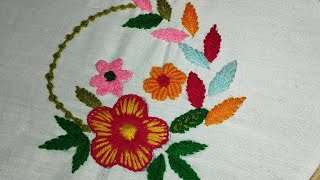 embroidery for beginnerseasy hand embroidery [upl. by Fisken]