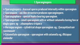 Principles of Plant Pathology  Sporangiospores and Conidia or Conidiospores PPP 10 [upl. by Adnohrahs]