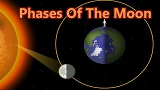 Lunar Cycle Why The Moon Change Shapes 8 Phases Of The Moon Learning Videos For Children [upl. by Leinnad670]