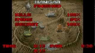 Walkthrough HD Doom E1M1  Hangar 100 Secrets UltraViolence [upl. by Natty]