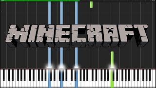 Subwoofer Lullaby  Minecraft Piano Tutorial Synthesia  Torby Brand [upl. by Razaile]