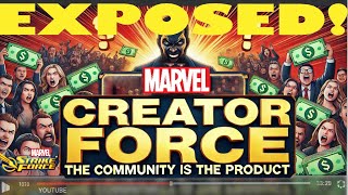 Paid For and Bought Content Creators Paid to Influence You AND Compete With You Marvel Strike Force [upl. by Ahsiner]