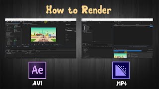 How to Render After Effects Project in Adobe Media Encoder [upl. by Sanez905]