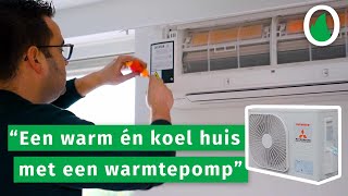 Duurzame keuze verwarmen met airco en warmtepomp  Installatiebureau Kon [upl. by Yatnahs]