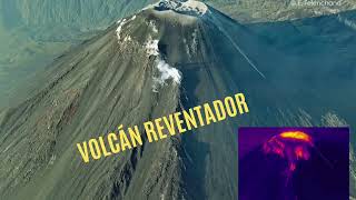 Volcán Reventador 🌋 mapas de calor [upl. by Clovah]