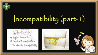 Pharmaceutical Incompatibility Part1 [upl. by Loveridge]