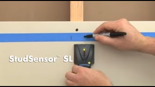 How to Use a Zircon StudSensor SL Stud Finder to Find Wall Studs [upl. by Ahtrim]