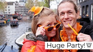 BIGGEST PARTY EVER  Kings Day Amsterdam 2019 Koningsdag [upl. by Eanej]