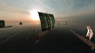 MASSIVE VIKINGS NAVAL BATTLE  Mount amp Blade Warband Viking Conquest [upl. by Ogata13]