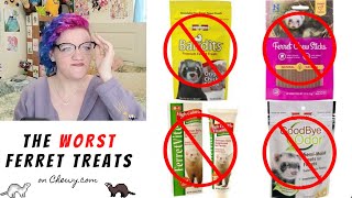 Worst Ferret Treats on Chewycom [upl. by Anaeli]