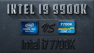 Intel i9 9900K vs i7 7700K Benchmarks  Test Review  Comparison  Gaming  10 Tests [upl. by Ailhad]