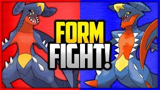 Garchomp vs Mega Garchomp  Pokémon Form Fight [upl. by Osnofla591]