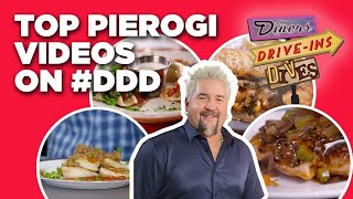 Craziest DDD Pierogi Vids of All Time with Guy Fieri  Diners DriveIns and Dives  Food Network [upl. by Arima]