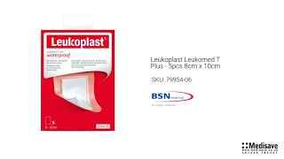 Leukoplast Leukomed T Plus 5pcs 8cm x 10cm 79954 06 [upl. by Aitenev696]