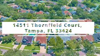 Home Tour 14511 Thornfield Court Tampa FL 33624 [upl. by Dagney]