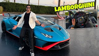 DRIVING LAMBORGHINI FOR THE FIRST TIME 🤑 [upl. by Starr292]