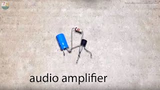 Audio Amplifier using Transistor [upl. by Luwana]