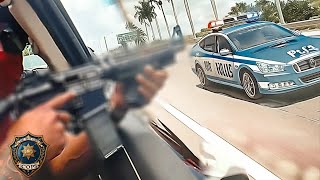 MOST BRUTAL chase I have ever seen Why You Shouldnt Run From The Police [upl. by Arakaj]