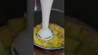 Creamy potato and Leeks soup Recipe  ක්‍රීමි අල සහ ලීක්ස් සුප්  Ala soup food cooking recipe [upl. by Abebi]